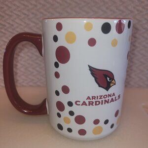 Arizona Cardinals Large 16oz mug 4.75 inches tall New